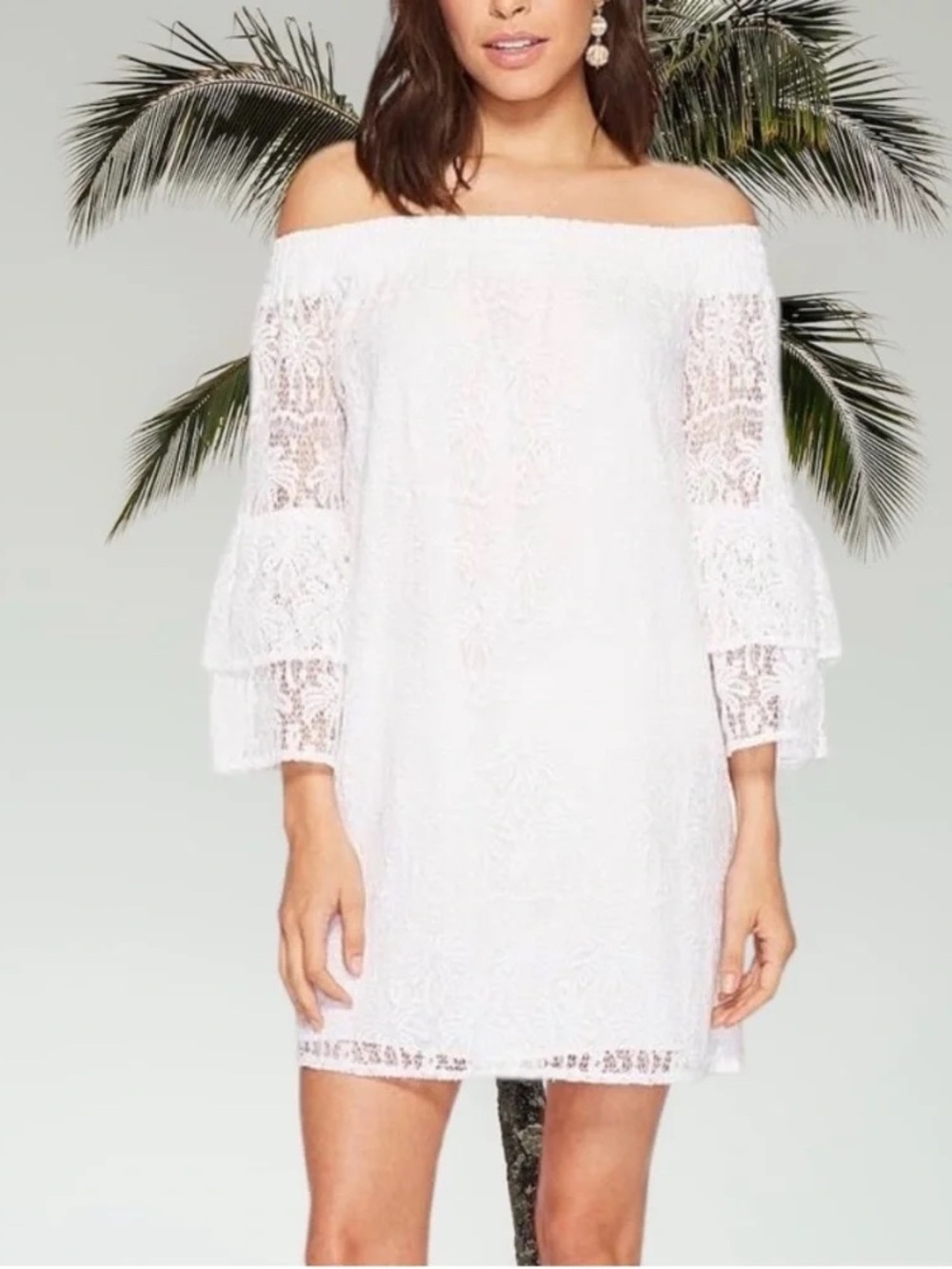Lilly Pulitzer White Lace Tobyn Tunic Dress